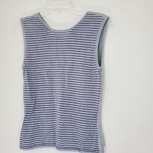 Guess Collection Purple/Silver Tank, Size Medium